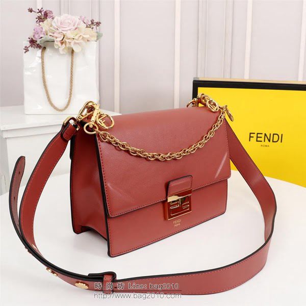 FENDI女包 升級版FENDI 2019最新早春走秀系列 KANI手袋 F0175 芬迪女斜挎包  fdz2023